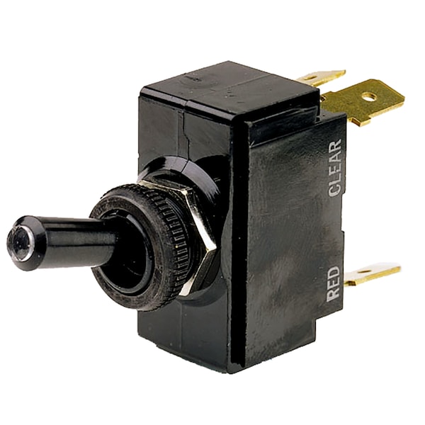 Lighted Tip Toggle Switch SPDT On-Off-On 5 Blade